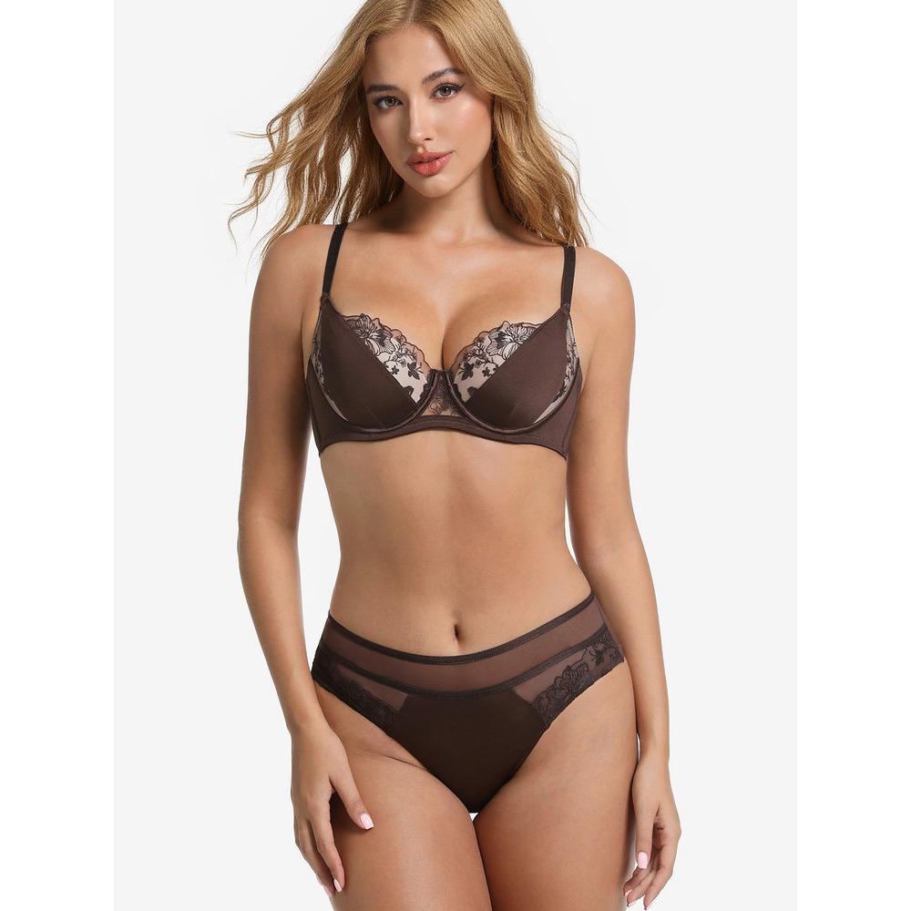 BANERDANNI ชุดชั้นในบราลูกไม้ค - Full Coverage Bra บทวิจารณ์และราคา