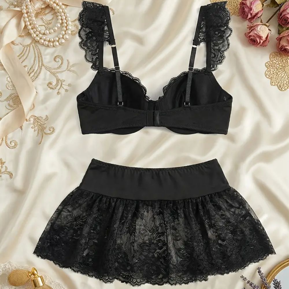 ชุดนอนเซ็กซี่แบบเปิดไหล่ ดีไซน - Sheer Mesh Bra บทวิจารณ์และราคา