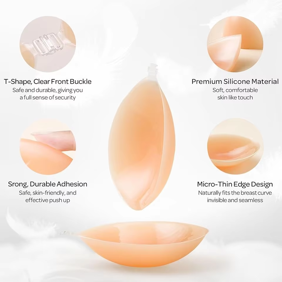แผ่นปิดจุกนมแบบยกกระชับหน้าอก  - Strapless Bra Adhesive บทวิจารณ์และราคา