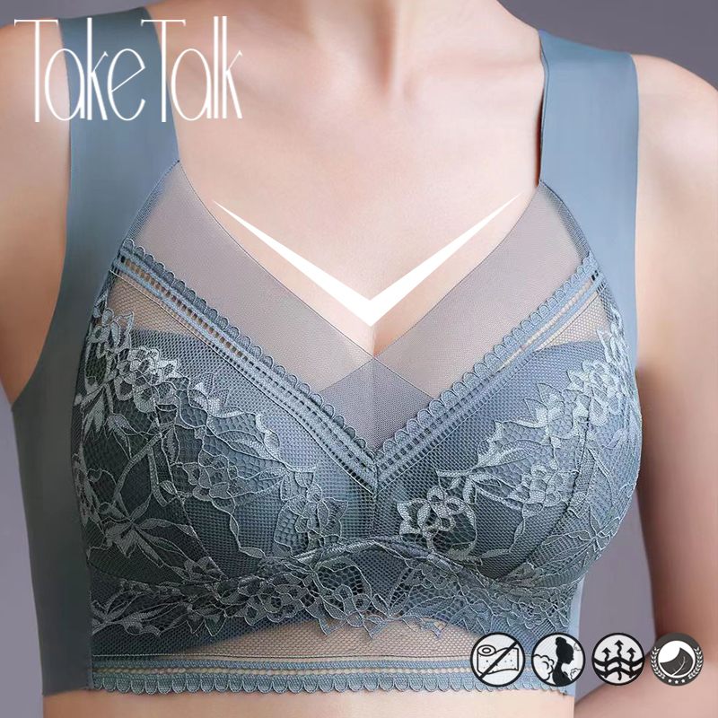 บราไร้โครงสำหรับผู้หญิงไซส์ใหญ - Mastectomy Bra Pocket บทวิจารณ์และราคา