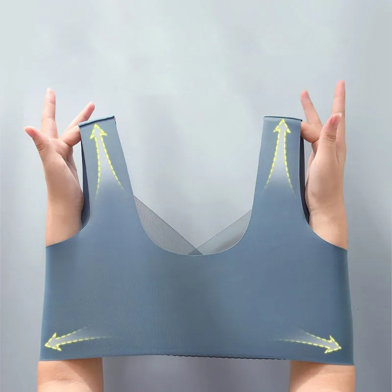 บราไร้โครงสำหรับผู้หญิงไซส์ใหญ - Mastectomy Bra Pocket บทวิจารณ์และราคา